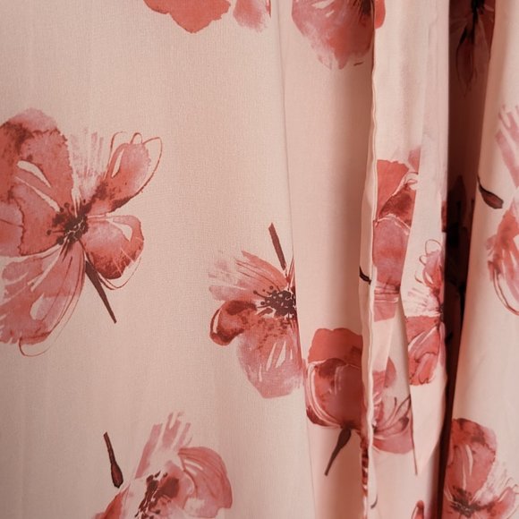 Hutch Pink Terracotta Tossed Tulips Dress XS - Picture 6 of 7